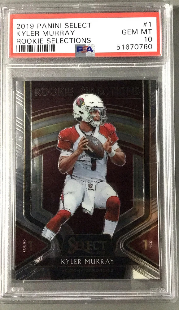 2019 Panini Select Rookie Selections 1 Kyler Murray PSA 10