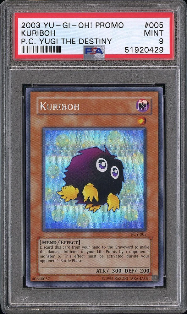 2003 Yu-gi-oh! Promo 005 Kuriboh Power Of Chaos: Yugi The Destiny PSA 9