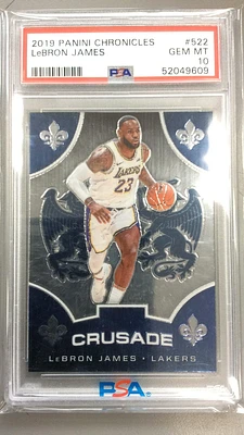 2019 Panini Chronicles Lebron James PSA 10