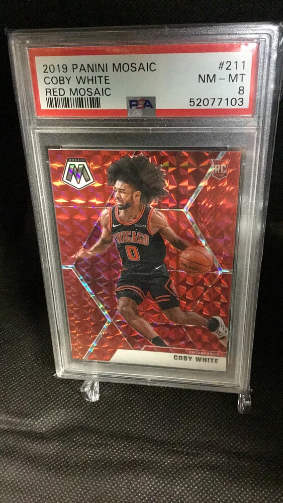 2019 Panini Mosaic 211 Coby White Mosaic PSA