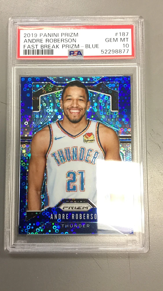 2019 Panini Prizm 187 Andre Roberson PSA 10