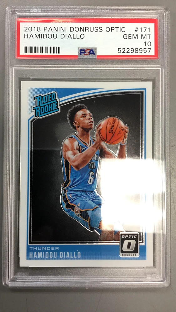 2018 Panini Donruss Optic 171 Hamidou Diallo PSA