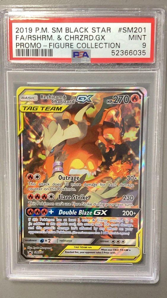 2019 Pokemon Sm Black Star Promo Sm201 Fa/rshrm. & Chrzrd.gx PSA
