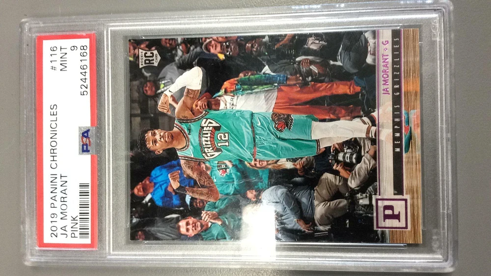 2019 Panini Chronicles 116 Ja Morant Pink PSA 9