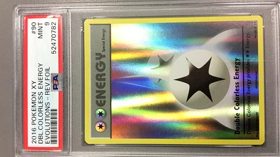 2016 Pokemon Xy Evolutions 90 Double Colorless Energy-reverse Foil PSA 9