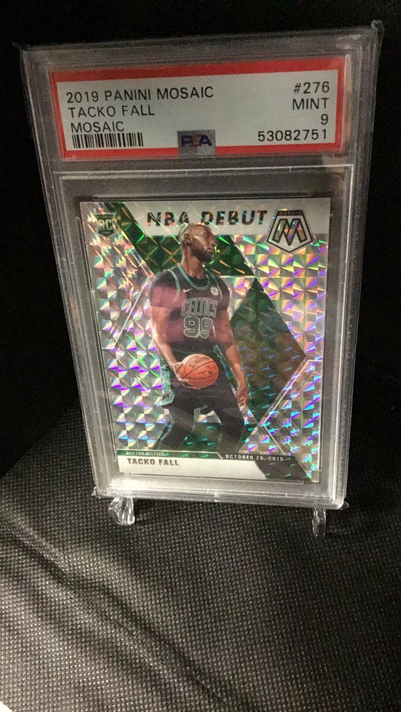 2019 Panini Mosaic 276 Tacko Fall Mosaic PSA 9