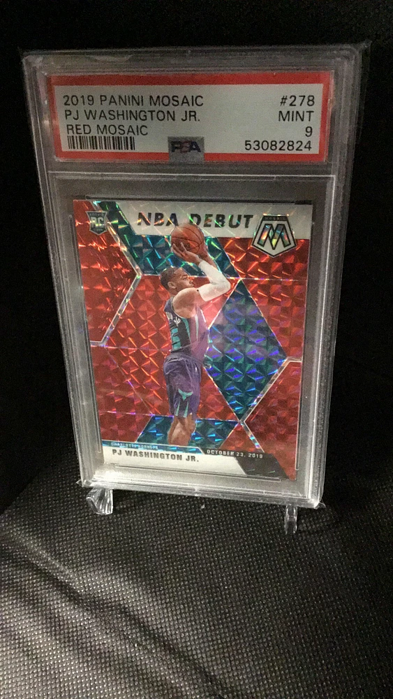 2019 Panini Mosaic Pj Washington Jr. Mosaic PSA 9