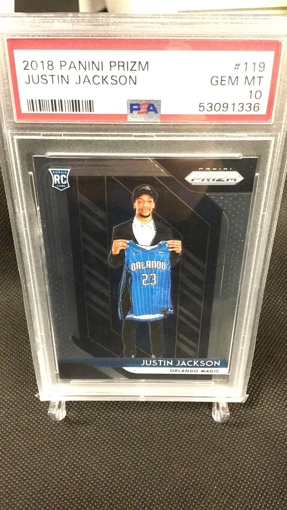 2018 Panini Prizm 119 Justin Jackson PSA