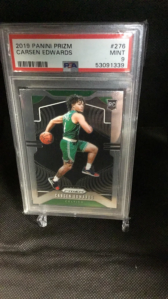 2019 Panini Prizm 276 Carsen Edwards PSA 9