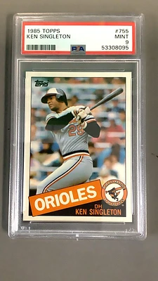 1985 Topps 755 Ken Singleton PSA 9