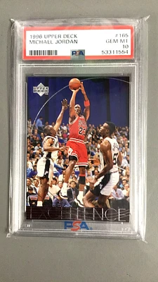 1996 Upper Deck 165 Michael Jordan PSA 10