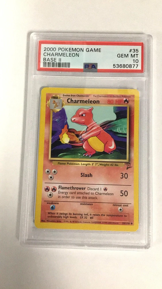 2000 Pokemon Game Base Ii 35 Charmeleon PSA
