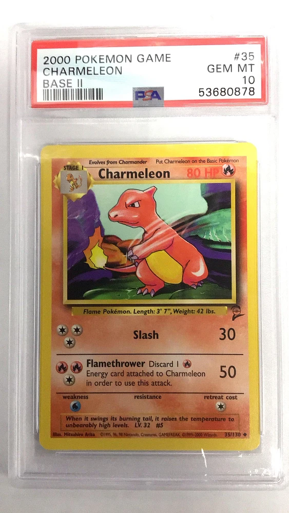 2000 Pokemon Game Base Ii 35 Charmeleon PSA