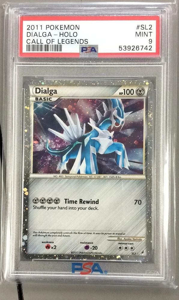 2011 Pokemon Call Of Legends Sl2 Dialga-holo PSA