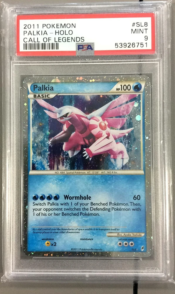 2011 Pokemon Call Of Legends Sl8 Palkia-holo PSA 9