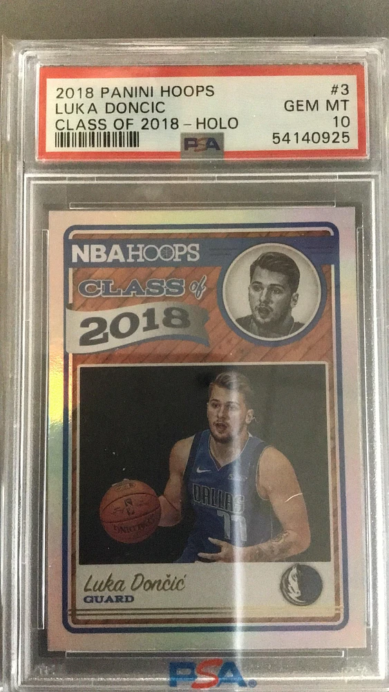 2018 Panini Hoops Class Of 2018 3 Luka Doncic Holo PSA 10