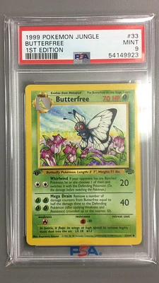 1999 Pokemon Jungle 33 Butterfree PSA