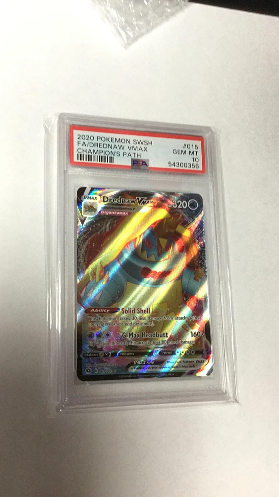 2020 Pokemon Sword & Shield Champion's Path Fa/drednaw Vmax PSA 10