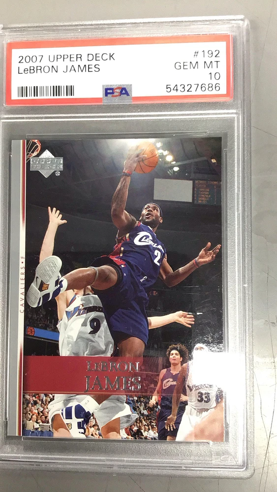 2007 Upper Deck 192 Lebron James PSA 10