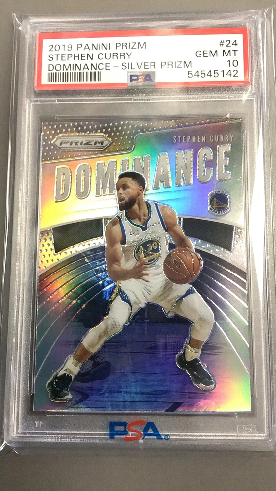Panini Prizm Dominance Stephen Curry Silver Prizm PSA 10