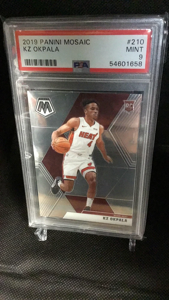 2019 Panini Mosaic 210 Kz Okpala PSA 9