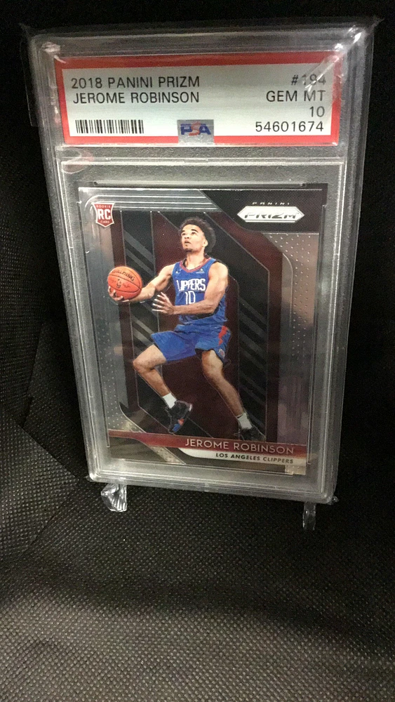 2018 Panini Prizm 194 Jerome Robinson PSA 10