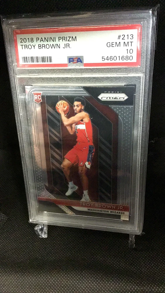 2018 Panini Prizm 213 Troy Brown Jr. PSA 10