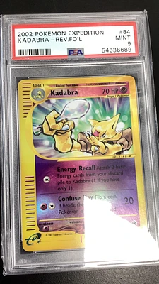 2002 Pokemon Expedition 84 Kadabra PSA