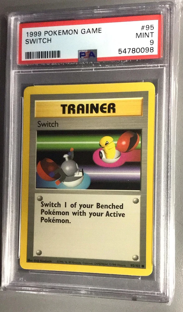 1999 Pokemon Game 95 Switch PSA