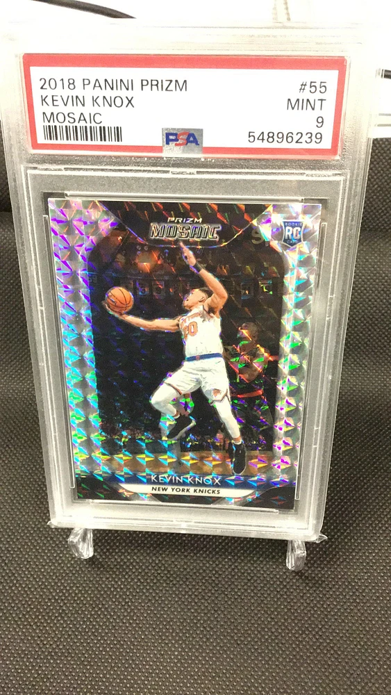 2018 Panini Prizm Mosaic 55 Kevin Knox PSA 9