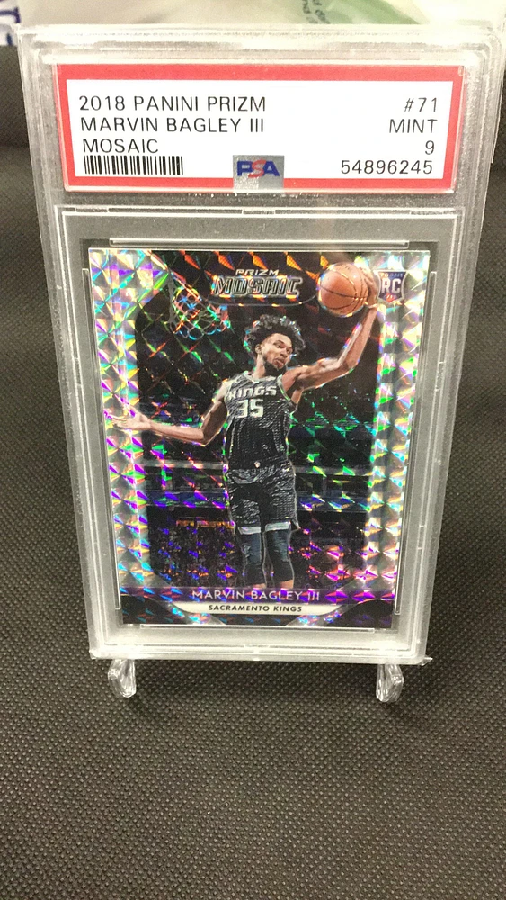 2018 Panini Prizm Mosaic 71 Marvin Bagley Iii PSA 9