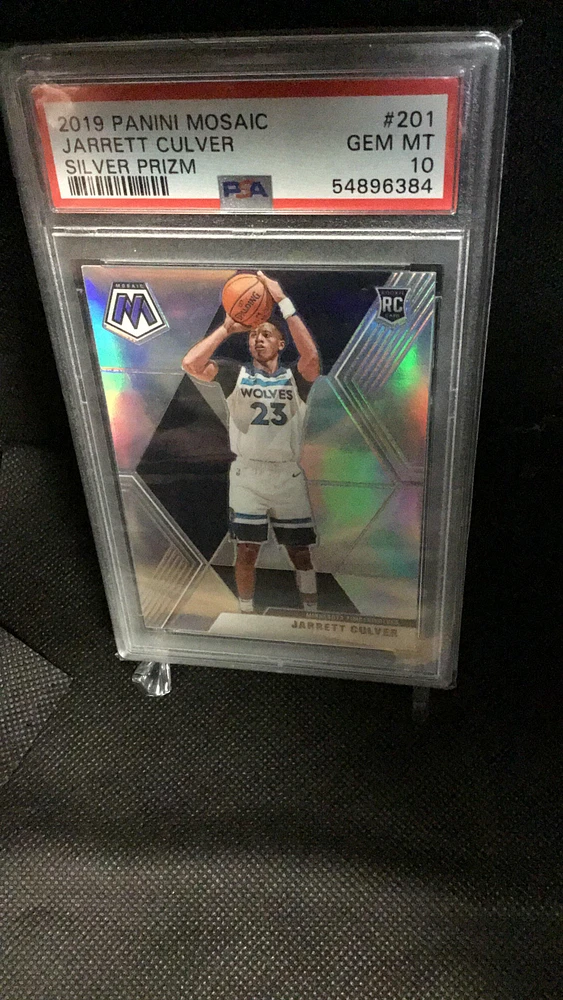 2019 Panini Mosaic Jarrett Culver Silver Prizm PSA
