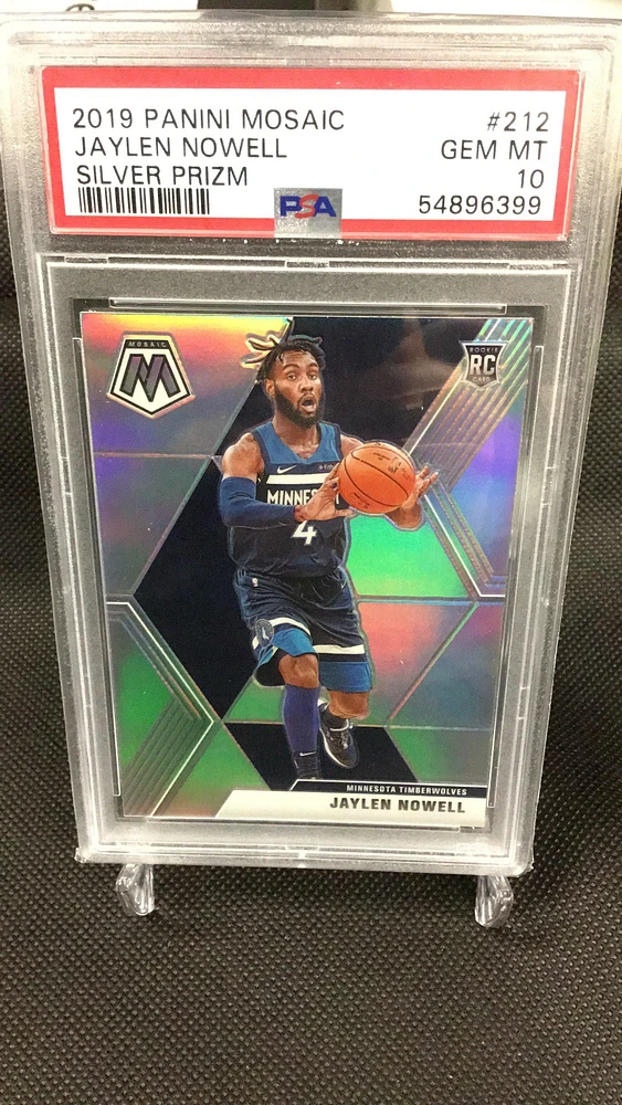 2019 Panini Mosaic 212 Jaylen Nowell Silver Prizm PSA