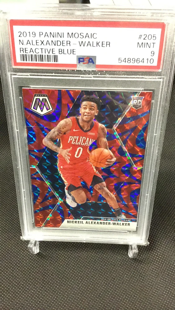 2019 Panini Mosaic 205 Nickeil Alexander-walker Reactive Blue PSA 9