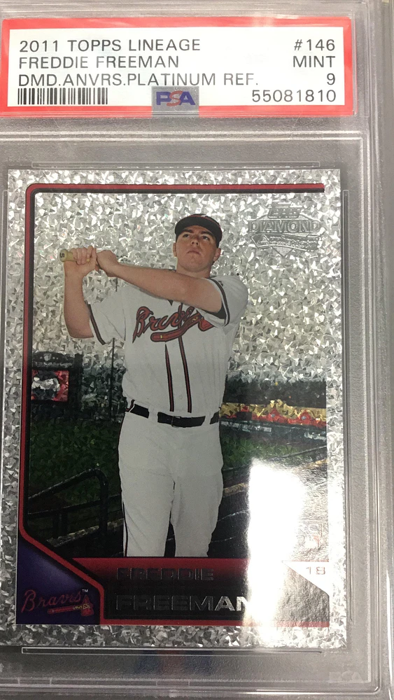 2011 Topps Lineage 146 Freddie Freeman PSA 9