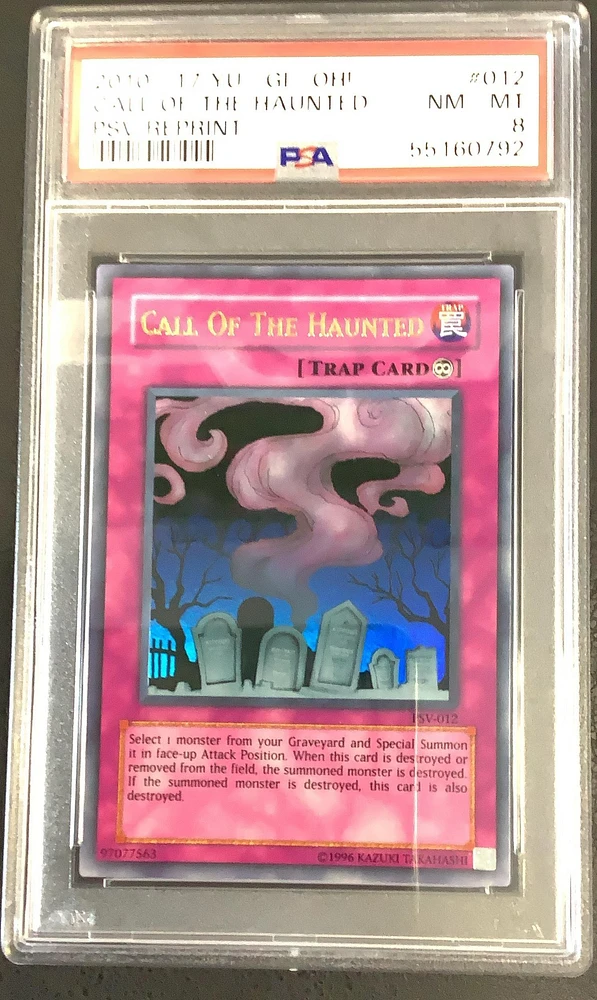 2010-2017 Yu-gi-oh! Pharaoh's Servant Reprint 012 Call Of The Haunted PSA 8