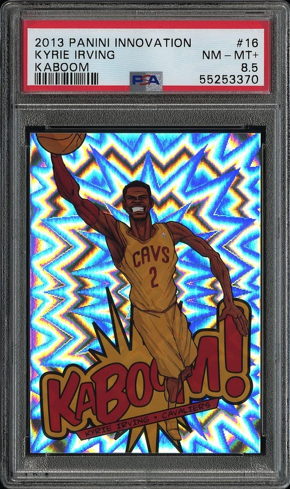 2013 Panini Innovation Kaboom! 16 Kyrie Irving PSA NM-MT+ 8.5