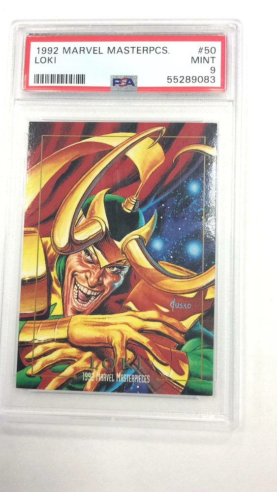 1992 Marvel Masterpieces 50 Loki PSA 9