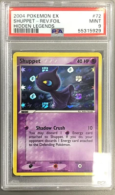 2004 Pokemon Ex Hidden Legends 72 Shuppet-reverse Foil PSA 9