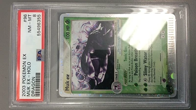 2003 Pokemon Ex Dragon 96 Muk Ex-holo PSA