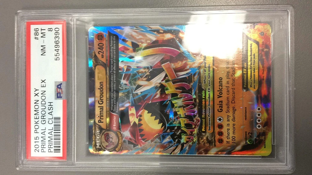 2015 Pokemon Xy Primal Clash Primal Groudon Ex PSA