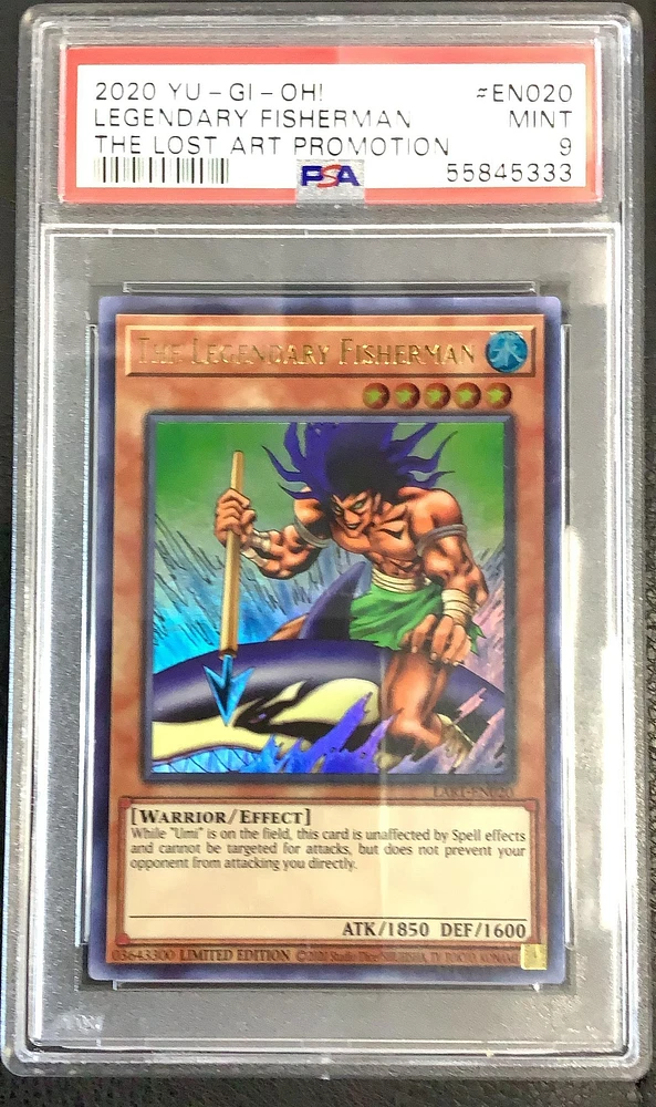 2020 Yu-gi-oh! The Lost Art Promotion En020 The Legendary Fisherman PSA 9