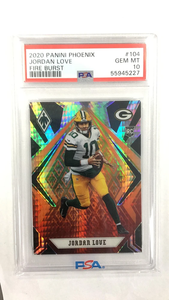 2020 Panini Phoenix 104 Jordan Love PSA 10
