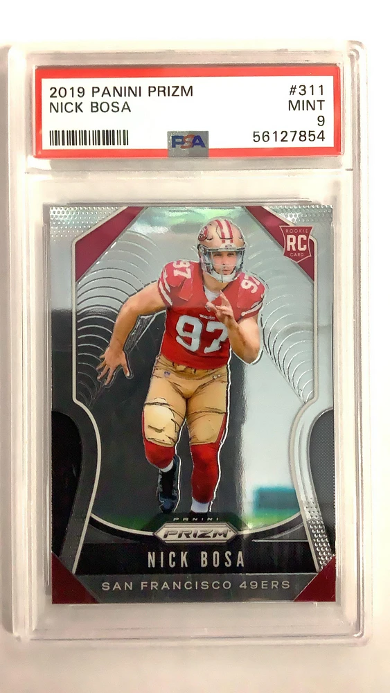 2019 Panini Prizm 311 Nick Bosa PSA 9