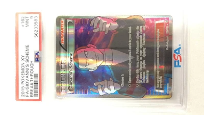 2015 Pokemon Xy Breakthrough 162 Fa/giovanni's Scheme PSA 9