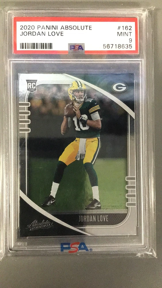 2020 Panini Absolute 162 Jordan Love PSA