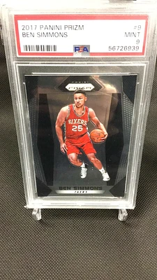 2017 Panini Prizm 9 Ben Simmons PSA 9