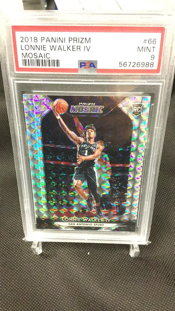 2018 Panini Prizm Mosaic 66 Lonnie Walker Iv PSA 9