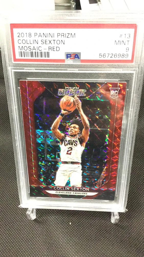 2018 Panini Prizm Mosaic 13 Collin Sexton Red PSA 9