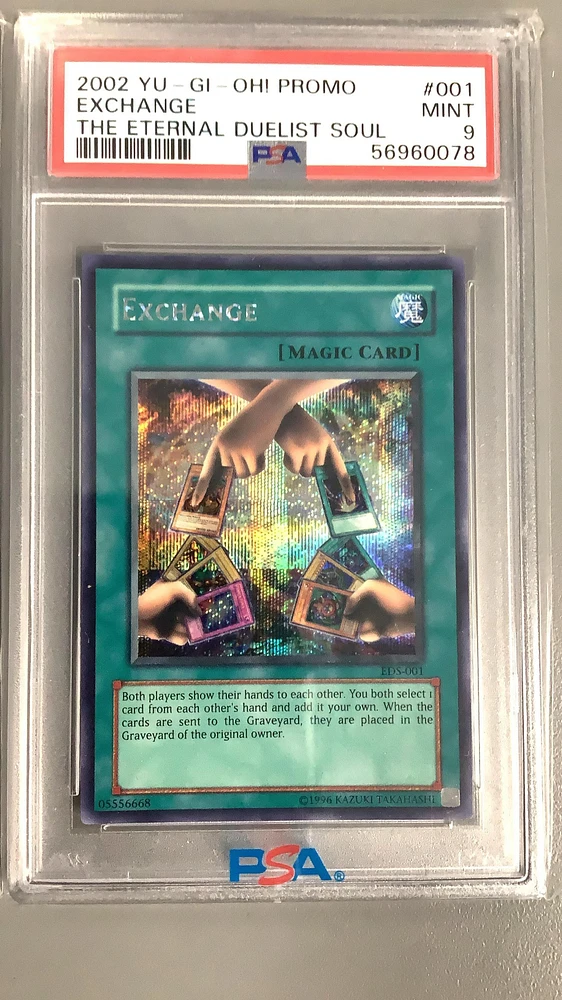 2002 Yu-gi-oh! The Eternal Duelist Soul Promo 001 Exchange PSA 9